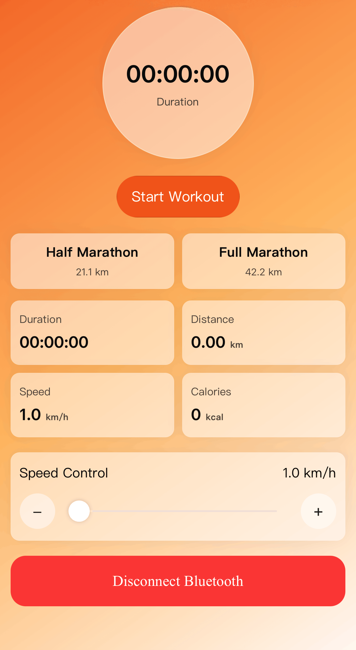 Workout Screen